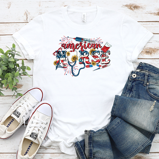 American Nurse Transfer - T-SHIRT SIZE
