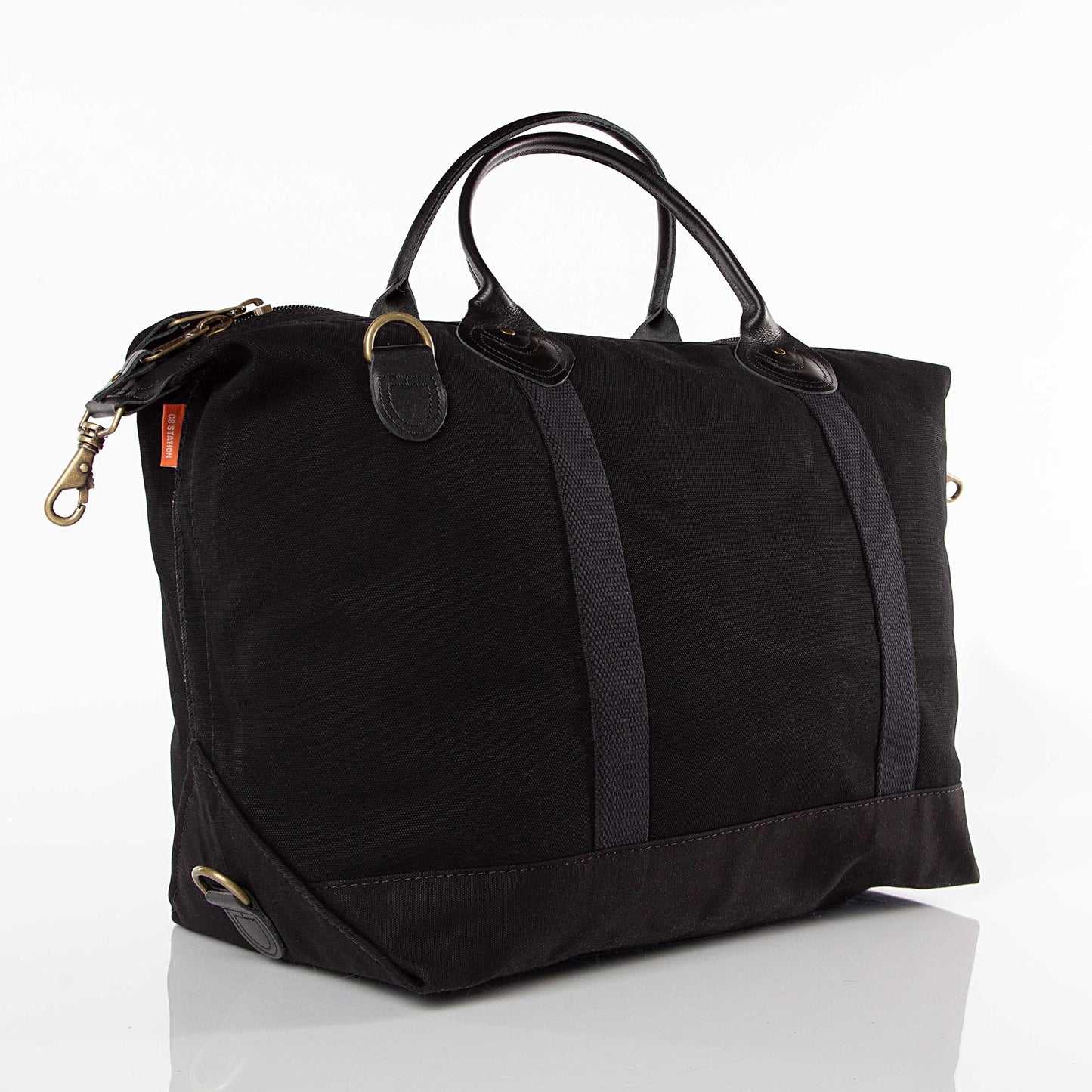 Black Travel Weekender Tote