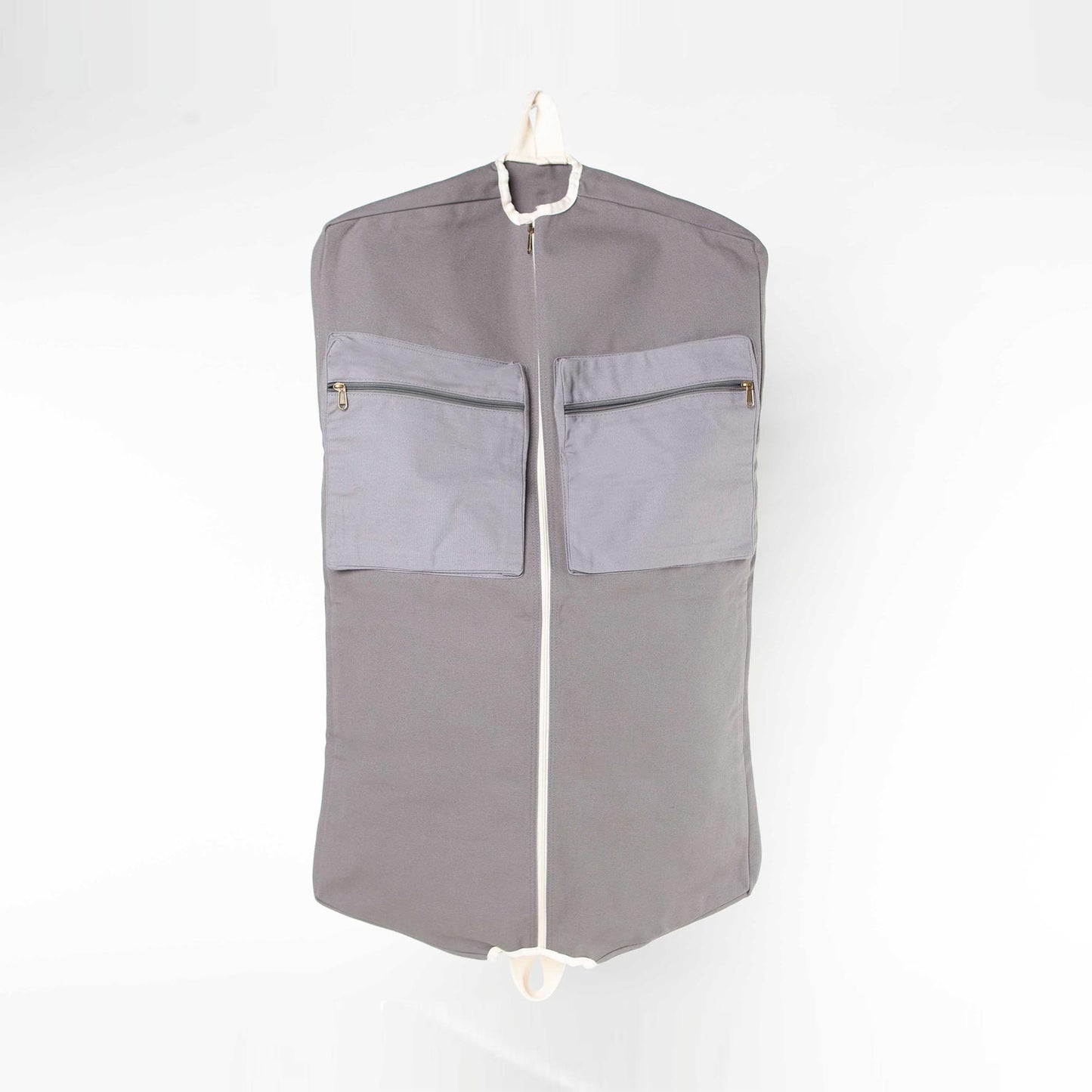 Heavy Canvas Garment Bag - Grey