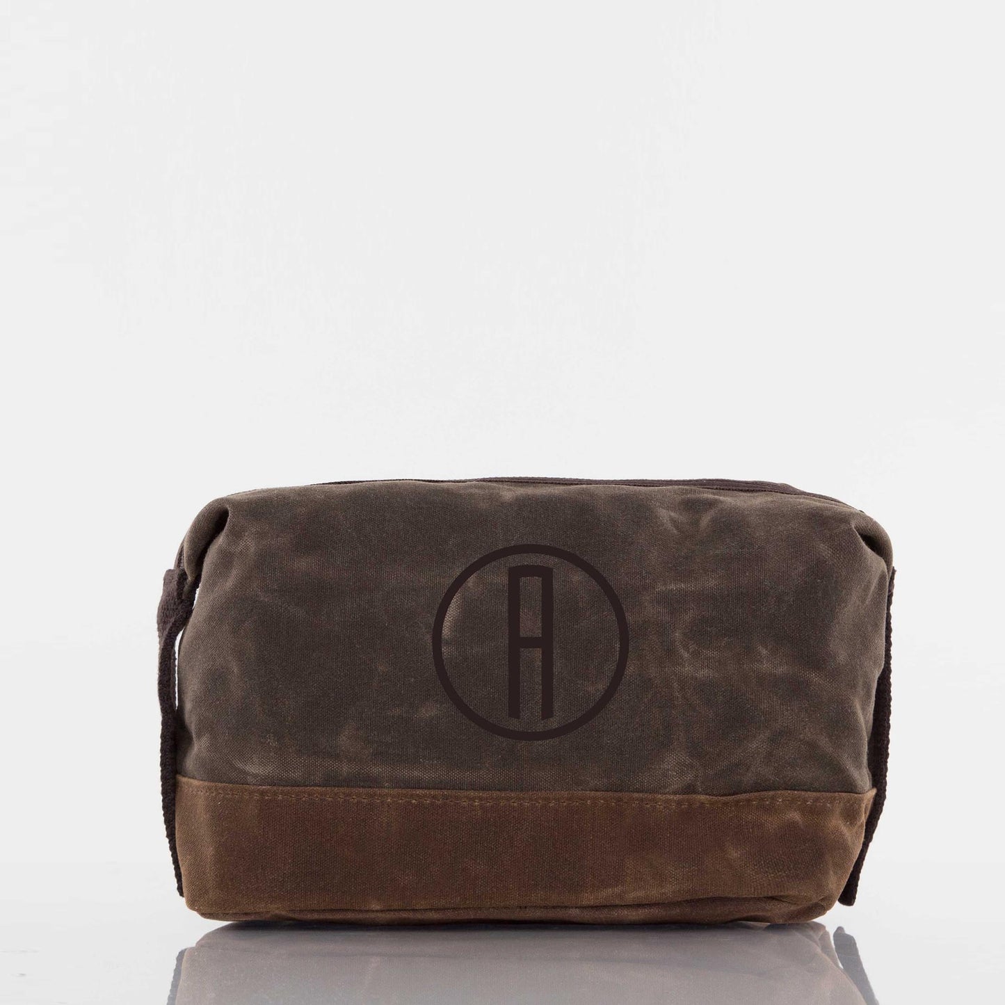Waxed Canvas Dopp Kit - Olive