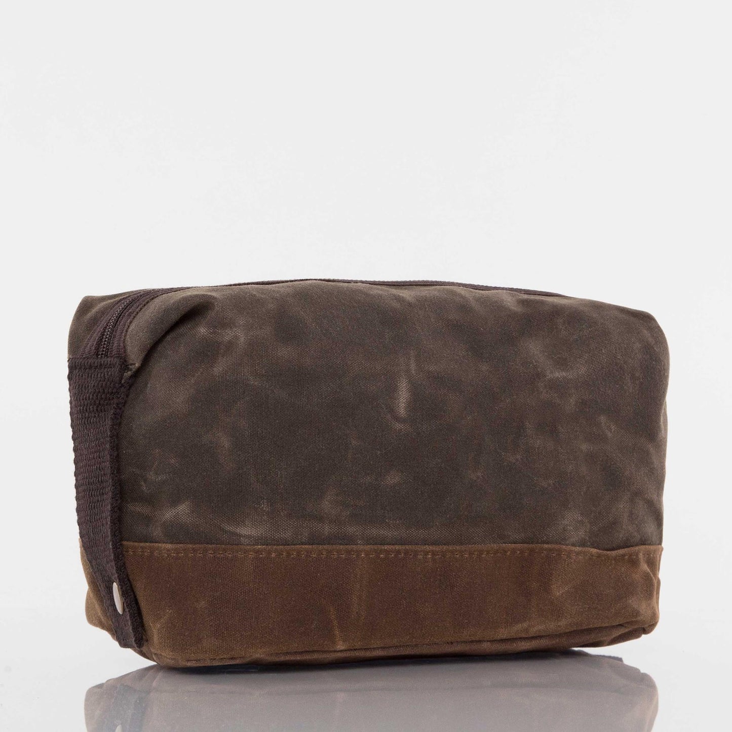 Waxed Canvas Dopp Kit - Olive