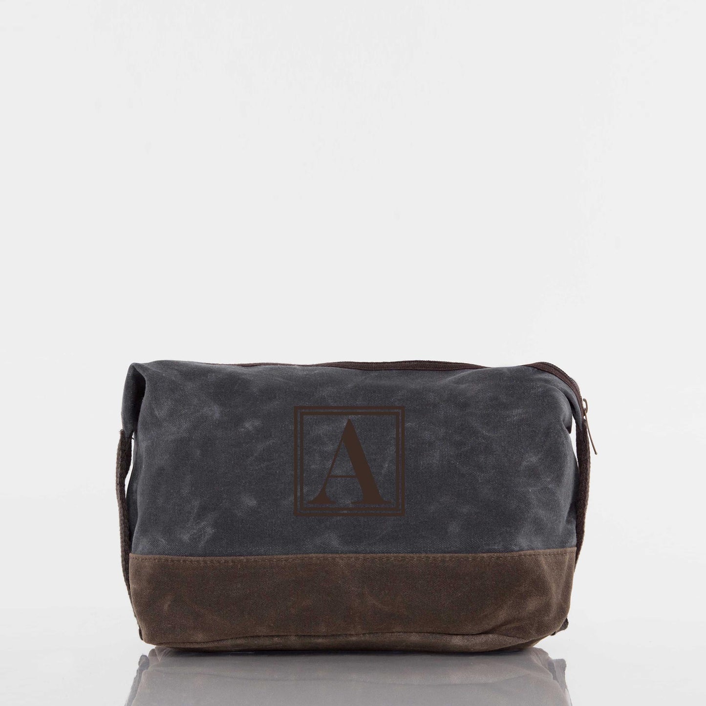Waxed Canvas Dopp Kit - Slate