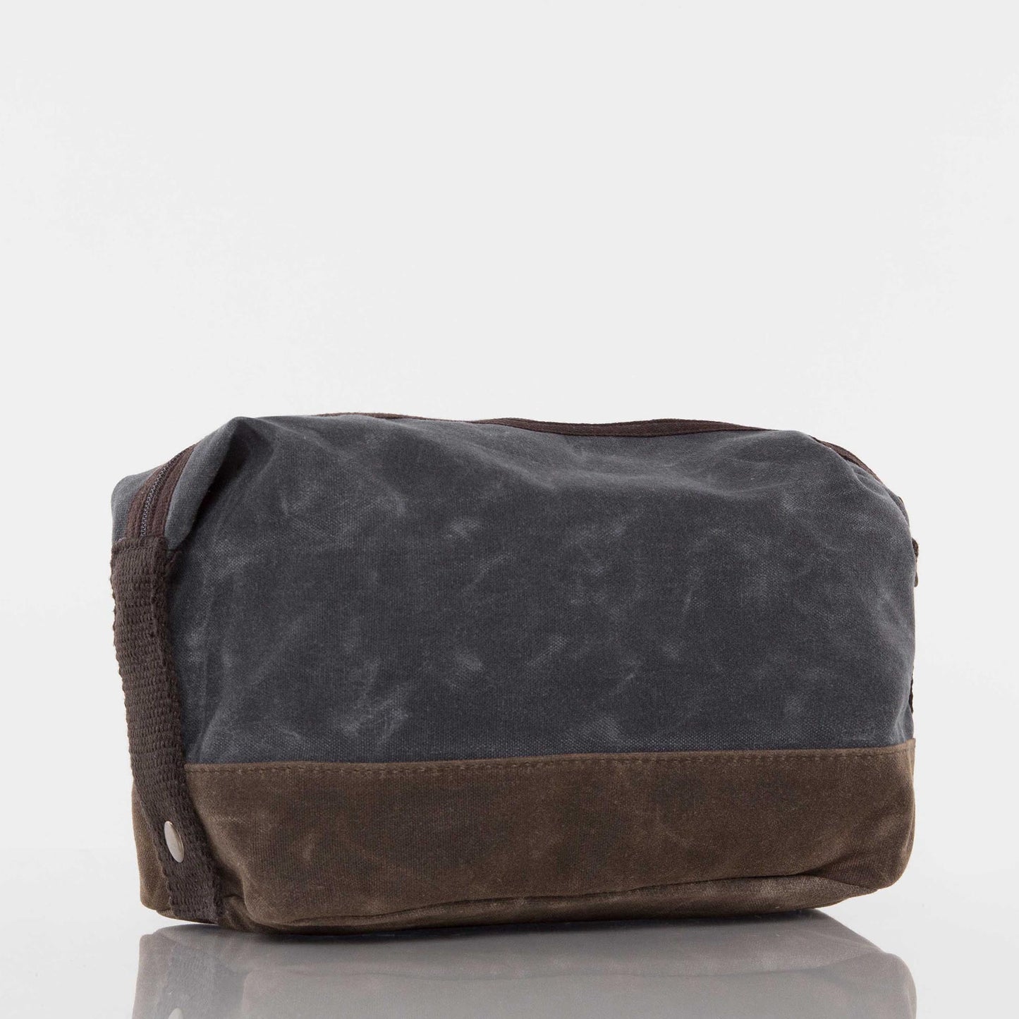 Waxed Canvas Dopp Kit - Slate