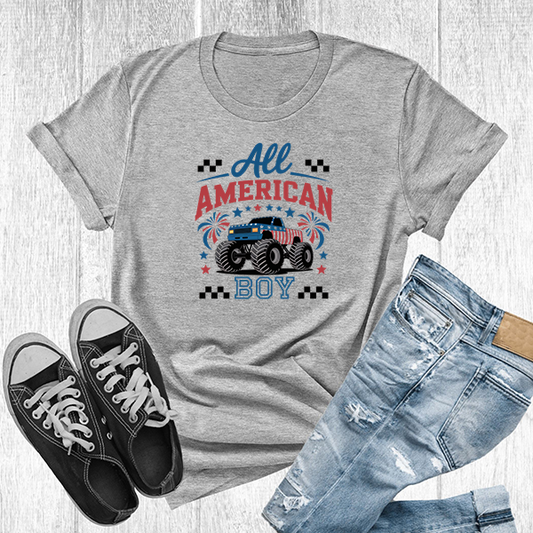 All American Boy Monster Truck Transfer