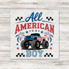 All American Boy Monster Truck Transfer