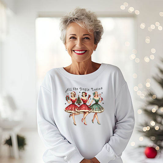 All The Jingle Ladies Transfer - T-SHIRT SIZE