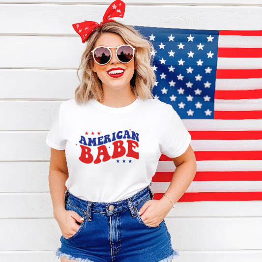 American Babe Transfer - T-SHIRT SIZE