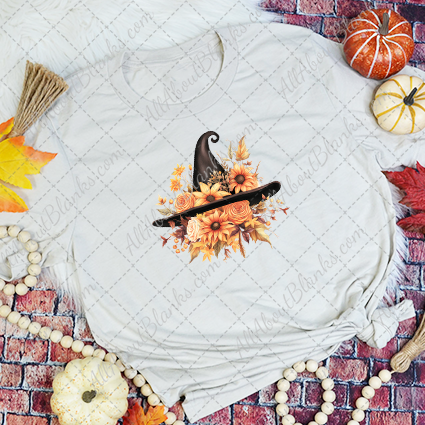 Autumn Witch Hat Transfer - T-SHIRT SIZE