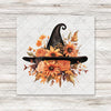 Autumn Witch Hat Transfer