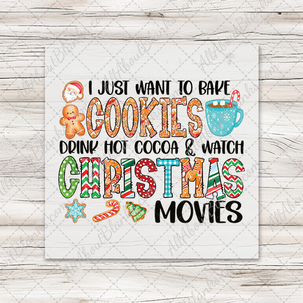 Bake Cookies Watch Christmas Movies Transfer