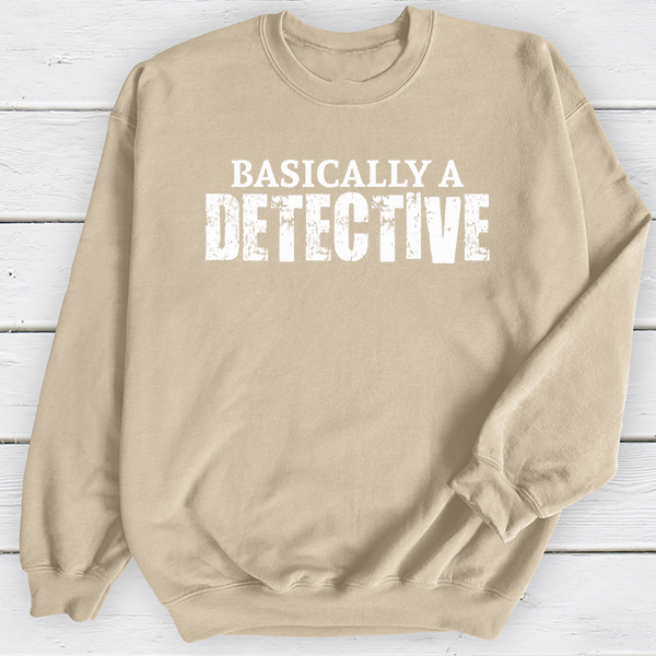 Basically A Detective DTF Transfer - T-SHIRT SIZE