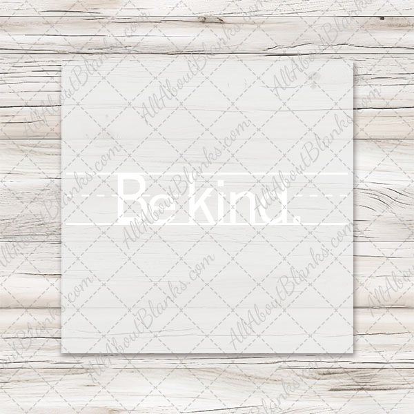 Be Kind Writing Guide Transfer - T-SHIRT SIZE