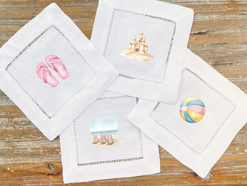 Beach Bliss 2 - COCKTAIL NAPKIN SIZE