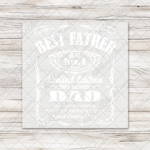 Best Father Whiskey Label Transfers