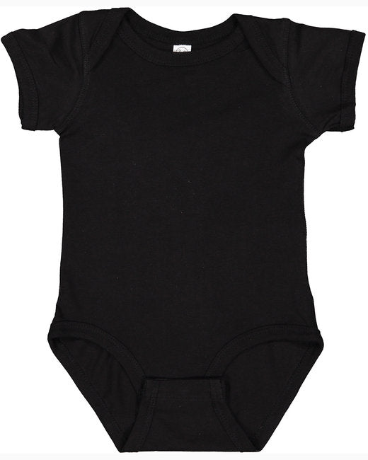 Fine Jersey Ribbed Knit Baby Onesie