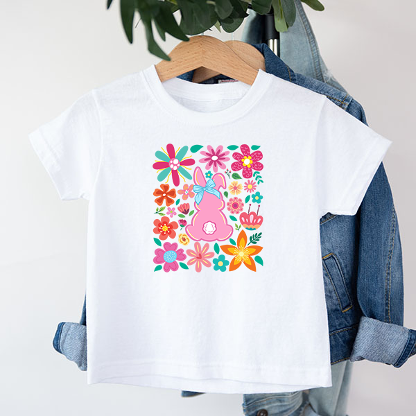 Boho Easter Bunny Transfer