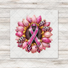 Breast Cancer Sunflower Transfer - T-SHIRT SIZE