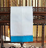 Bright Border Hemstitch Linen Guest Towel