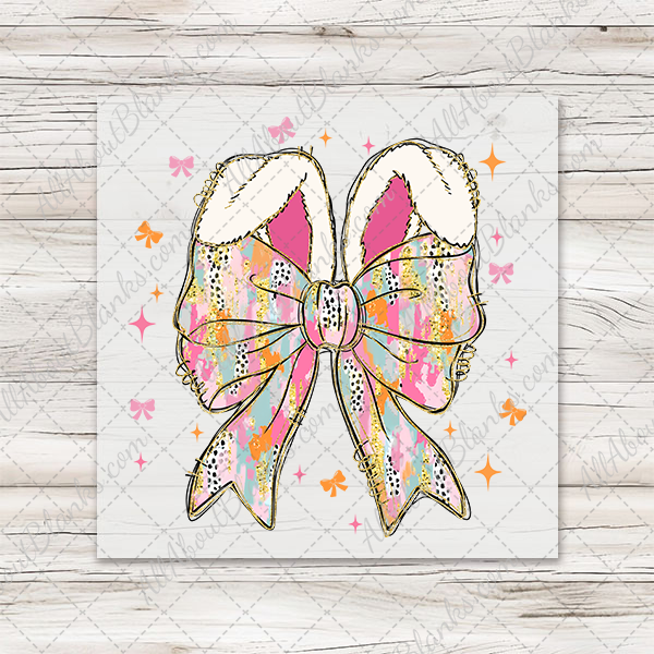 Brushstroke Bunny Ears Transfer