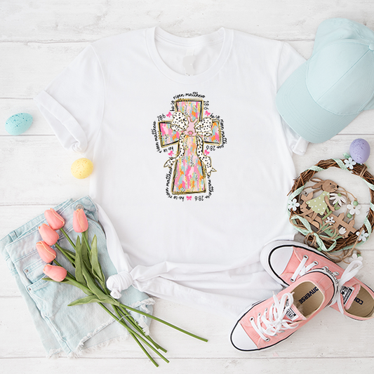 Brushstroke Cross Transfer - T-SHIRT SIZE