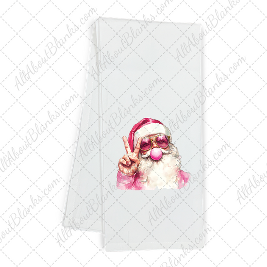 Bubble Gum Santa Transfer