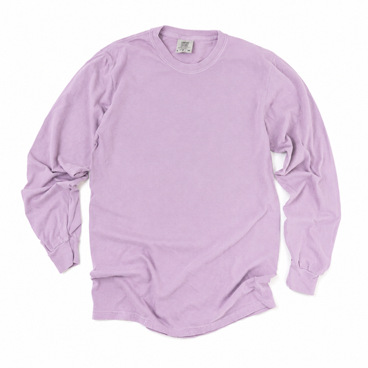Comfort Colors Adult Heavyweight Long-Sleeve Tee - Orchid
