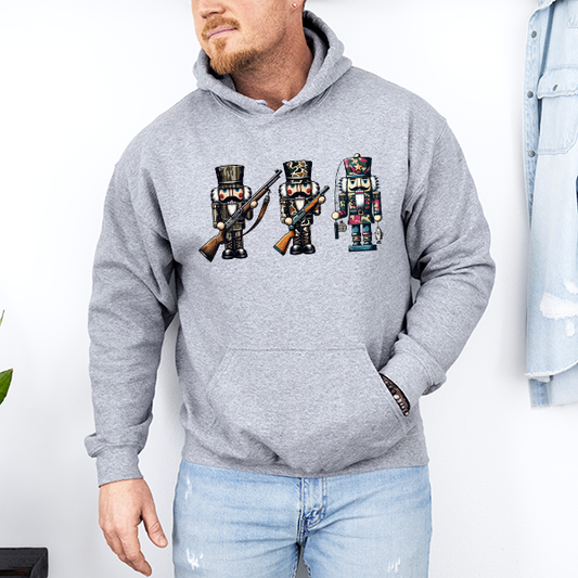Camo Nutcrackers Transfer - T-SHIRT Size