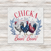 Chicka Boom Boom Patriotic Chickens Transfer