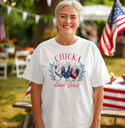 Chicka Boom Boom Transfer - T-SHIRT SIZE