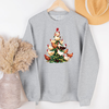Chickens Christmas Tree Transfer - T-SHIRT SIZE