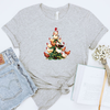 Chickens Christmas Tree Transfer - T-SHIRT SIZE