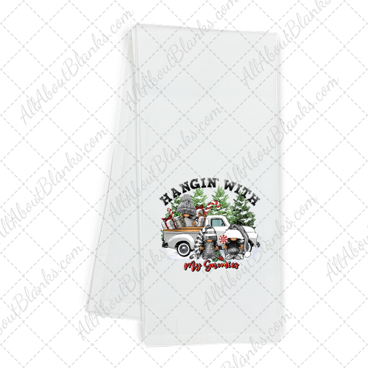 Christmas Truck Hanging With My Gnomies Transfer