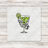 Chip Dippin Margarita Sippin Skull Transfer
