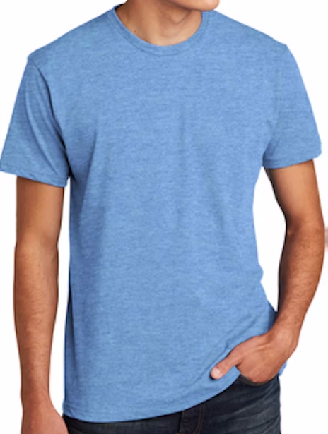 Next Level Unisex Tee - Heather Columbia Blue