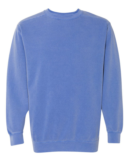 Comfort Colors Garment-Dyed Sweatshirt - Flo Blue