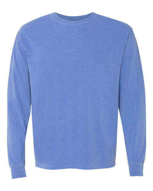 Comfort Colors Adult Heavyweight Long-Sleeve Tee - Flo Blue