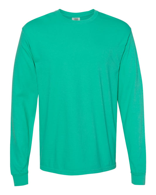 Comfort Colors Adult Heavyweight Long-Sleeve Tee - Island Green
