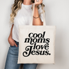 Cool Moms Love Jesus Transfer - T-SHIRT SIZE