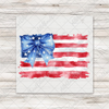 Coquette American Flag Transfer