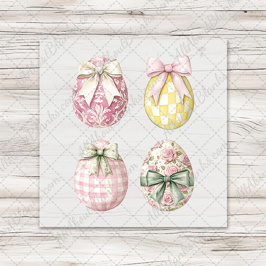 Coquette Easter Eggs - COCKTAIL NAPKIN SIZE