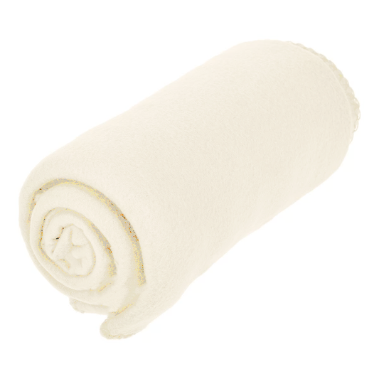 Deluxe Fleece Blanket - Cream