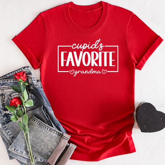Cupid's Favorite Grandma DTF Transfer - T-SHIRT SIZE