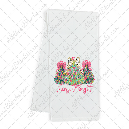 Dalmation Dots Christmas Tree Trio Transfer