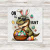 Dinosaur Easter T-Rex Transfer