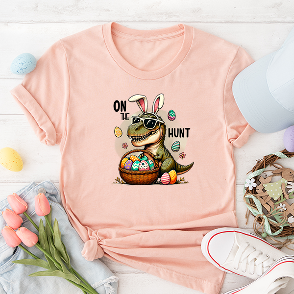 Dinosaur Easter T-Rex Transfer - T-SHIRT SIZE
