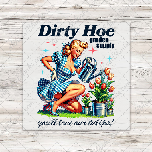 Dirty Hoe Garden Supply Transfer