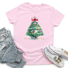 Disco Ball Christmas Tree Transfer - T-SHIRT SIZE