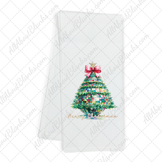 Disco Ball Christmas Tree Transfer