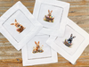 Easter Bunnies - COCKTAIL NAPKIN SIZE