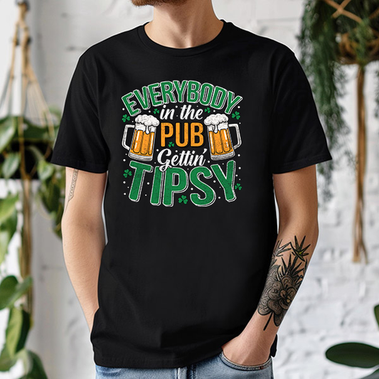 Everybody In The Pub DTF Transfer - T-SHIRT SIZE